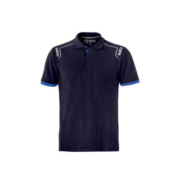 Polo Sparco Tech Stretch Bleu Marine