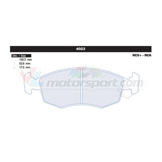 CL Brakes 4023 Juego de pastillas de freno