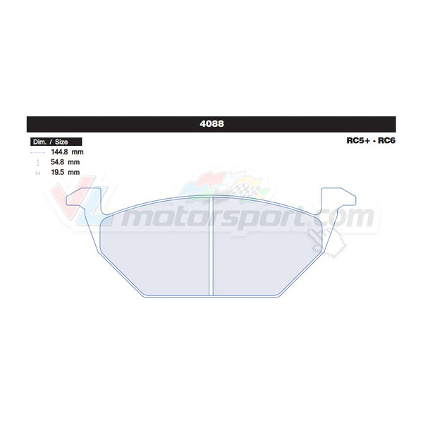 CL Brakes 4088 Juego de pastillas de freno