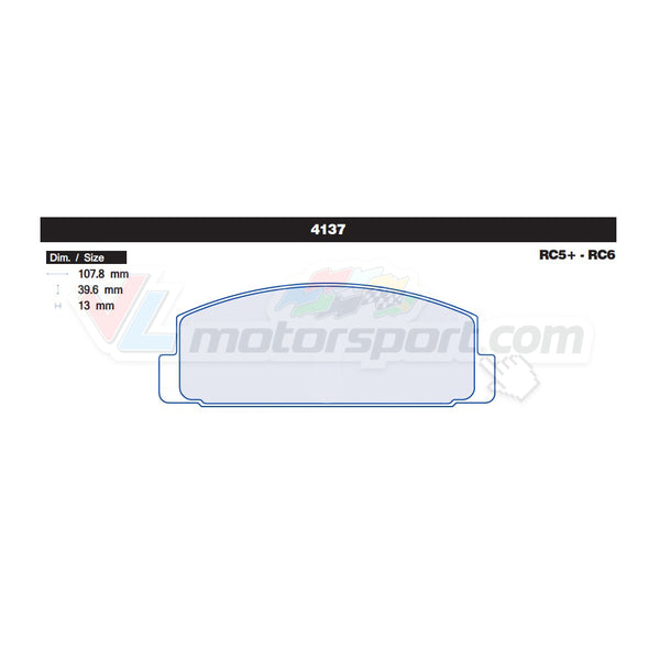 CL Brakes 4137 Jeu de plaquettes de frein