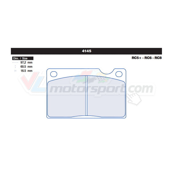 CL Brakes 4145 Jeu de plaquettes de frein