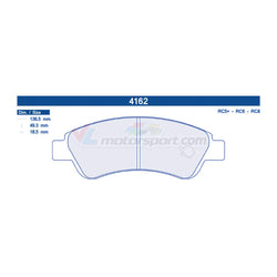 CL Brakes 4162 Juego de pastillas de freno