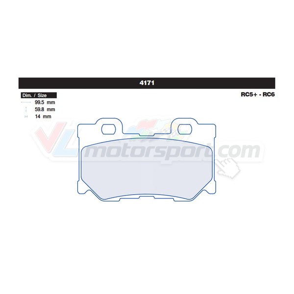 CL Brakes 4171 Juego de pastillas de freno