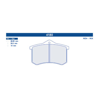 CL Brakes 4180 Jeu de plaquettes de frein