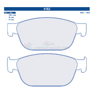 CL Brakes 4182 Jeu de plaquettes de frein