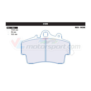 CL Brakes 4189 Juego de pastillas de freno