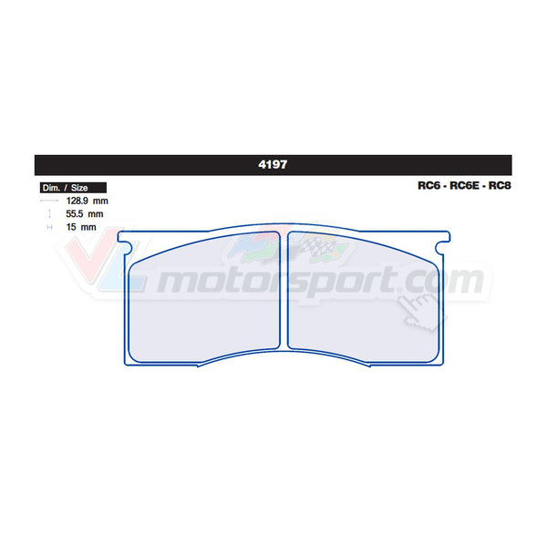 CL Brakes 4197T13 Jeu de plaquettes de frein