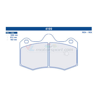 CL Brakes 4199 Juego de pastillas de freno