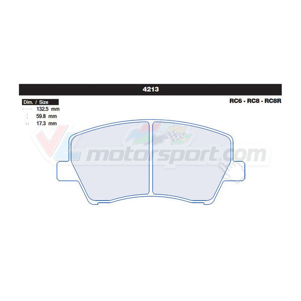 CL Brakes 4213 Jeu de plaquettes de frein