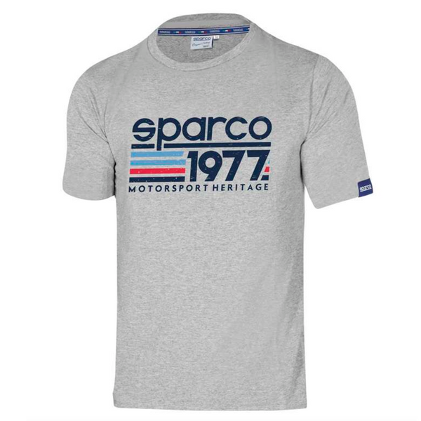 T-shirt gris Sparco 1977