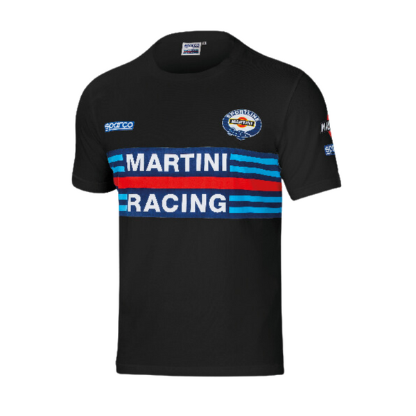 Camiseta Sparco Réplica Martini Racing Negro