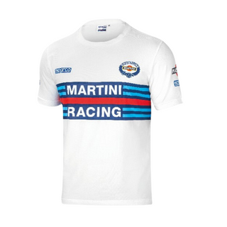 T-shirt Sparco Réplique Martini Racing Blanc