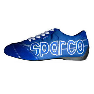 Baskets bleues à logo Sparco