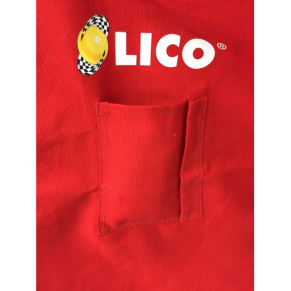 Tablier rouge de mécanicien Lico.