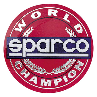 Bouton de volant Champion logo Sparco