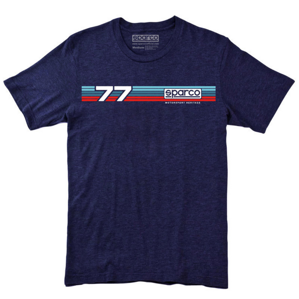 T-shirt Sparco Rally Merchandising Bleu Marine