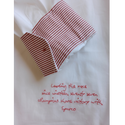 Chemise habillée Sparco 77 manches longues blanc/rouge