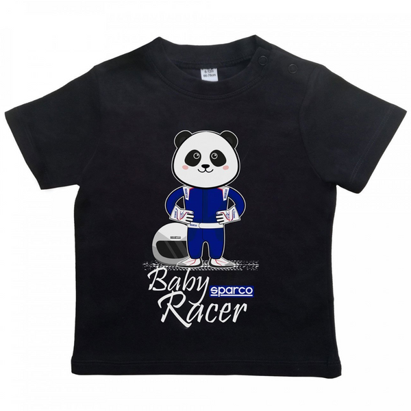 T-shirt bébé Racer noir