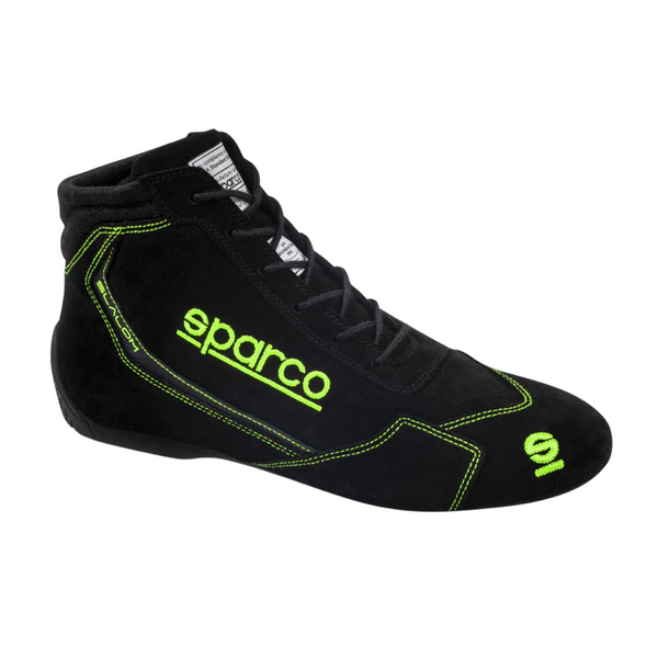 Botte Sparco Slalom Racing Noir/Vert Fluorescent