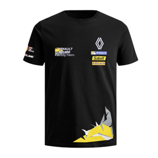 T-shirt Recalvi Team Renault Noir