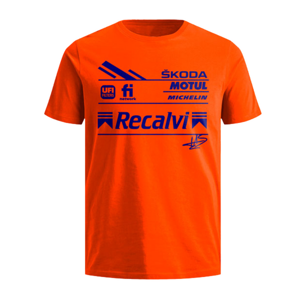 T-shirt orange Recalvi Team Cohete Suárez