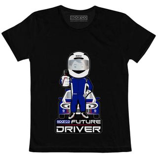T-shirt Future Driver Jeunesse Noir